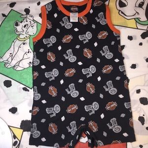 Harley Davidson toddler body suit